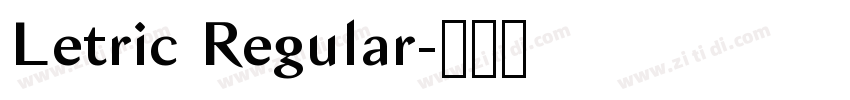 Letric Regular字体转换 Letric Regular字体转换